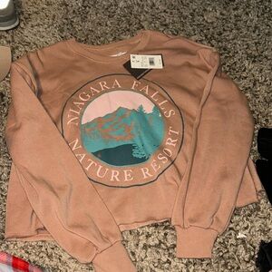 Target Long sleeve crop top